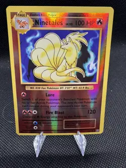 Ninetales 15/108 Reverse Holo Rare XY Evolutions 2026 Pokemon Card NM/M - Image 1