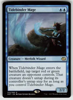 Tidebinder Mage R Duel Decks: Merfolk vs. Goblins 22 MTG - Image 1