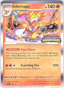 Infernape - 116 Promo SV: Scarlet & Violet Promo Cards - Image 1
