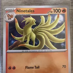 NMT Ninetales My First Battle Regular Pokemon Card - Image 2