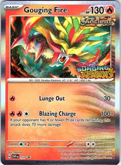 Gouging Fire - 151 Promo SV: Scarlet & Violet Promo Cards - Image 1