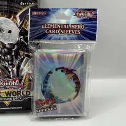 Yu-Gi-Oh! Dark World Structure Deck New Sealed + 50 Elemental Hero Card Sleeves 83717859567 - Image 2