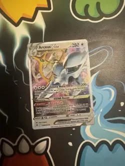 Pokemon TCG Arceus VSTAR Metal Card 123/172 Arceus Premium Collection - Image 1