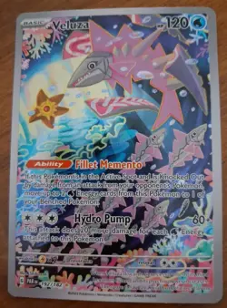 Pokemon TCG Veluza Card 192/182 Paradox Rift Illustration Rare NM Condition - Image 2