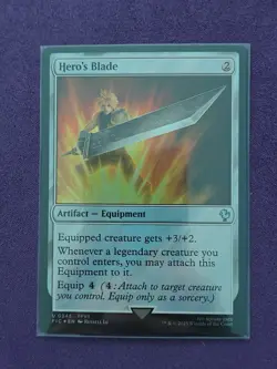 Hero's Blade, Surge Foil, Final Fantasy, Magic MTG NM FIC - Image 1