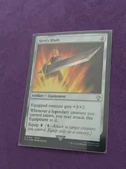 Hero's Blade, Surge Foil, Final Fantasy, Magic MTG NM FIC - Image 2