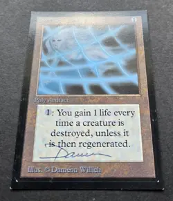 Signed MTG Magic Dameon Willich _ BETA Artist Proof _ SOUL NET _ 1/50 VHTF! - Image 5