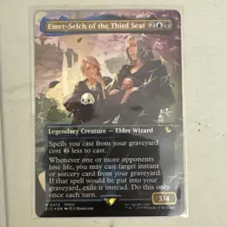 Emet-Selch of the Third Seat (Borderless) (Chocobo Track Foil) Commander: Final - Image 1