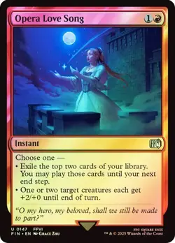 Opera Love Song Foil Final Fantasy MTG NM - Image 1