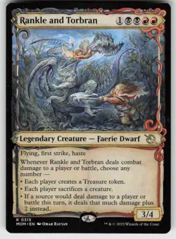 Rankle and Torbran (Showcase) R March of the Machine 315 MTG - Image 1