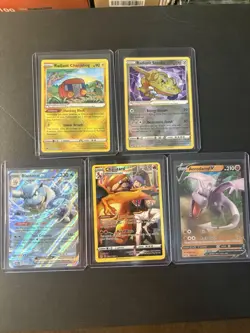 Pokemon Card Lot Ultra Rare Charizard TG Blastoise ex Radiant Steelix NM - Image 1