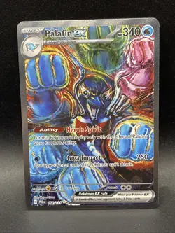 Pokemon Palafin EX Full Art Holo Special Illustration Rare Sv Prismatic 151/131 - Image 1