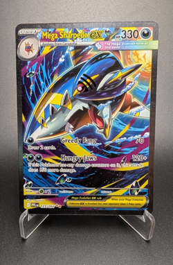 Mega Sharpedo ex - Phantasmal Flames 127/094 SIR - Pokemon TCG - NM - Image 1