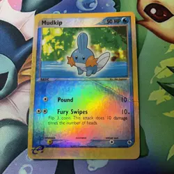 Pokemon Mudkip 60/109 Reverse Holo Rare Ruby and Sapphire DMG - Image 1
