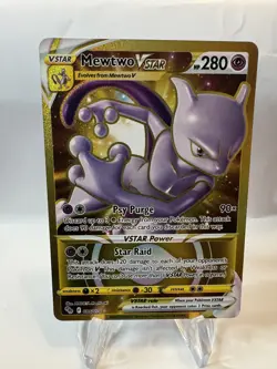 Mewtwo VSTAR (86) (Secret) Psychic Secret Rare 086/078 – Pokemon GO NM - Image 1