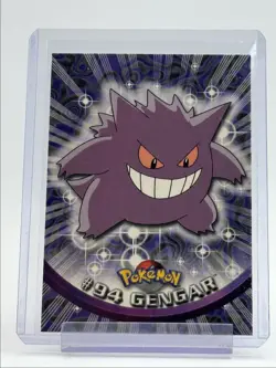 GENGAR 1999 TOPPS POKEMON TV ANIMATION SERIES 2 BLUE LOGO B 94 Q0899 - Image 1