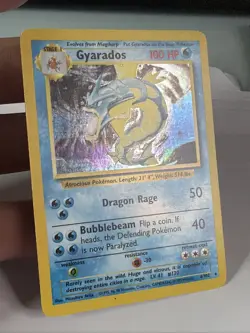 Pokemon TCG Gyarados Base Set 6/102 Holo WOTC Base Set Holo Rare LP+ - Image 2
