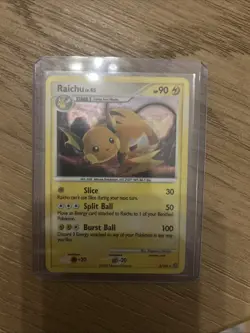 Raichu 8/100 Holo Stormfront Pokemon 2008 LP/MP - Image 1