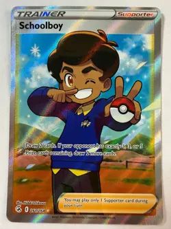 Schoolboy 261/264 Rare Ultra Fusion Strike Pokemon Holo NM/M - Image 1