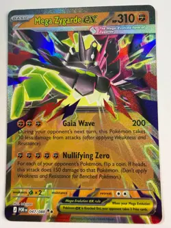 Mega Zygarde ex 047/088 Double Rare Perfect Order Pokemon TCG NM - Image 1
