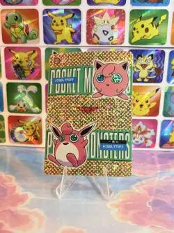 Pokemo Jigglypuff Vintage Pocket Monsters Vending HOLO Prism Sticker 99 Nintendo - Image 1