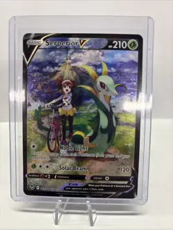 Serperior V TG13/TG30 SWSH12 Silver Tempest Ultra Rare Full Art Holo Pokemon TCG - Image 2