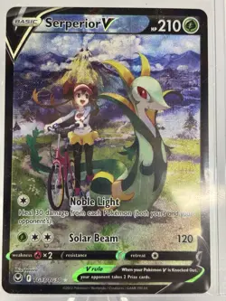 Serperior V TG13/TG30 SWSH12 Silver Tempest Ultra Rare Full Art Holo Pokemon TCG - Image 3