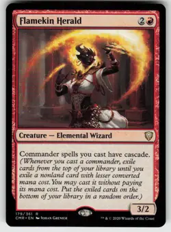 Flamekin Herald R Commander Legends 179 MTG - Image 1