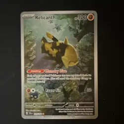 Pokemon Relicanth SV05 Temporal Forces 173/162 100 HP Rare Holo English - Image 1