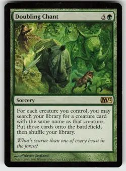 Doubling Chant R Magic 2012 (M12) 170 MTG - Image 1