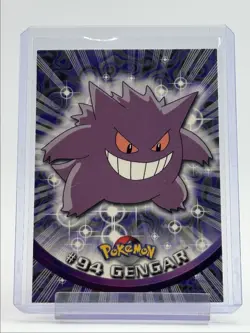 GENGAR 1999 TOPPS POKEMON TV ANIMATION SERIES 2 BLUE LOGO 94 Q0899 - Image 1