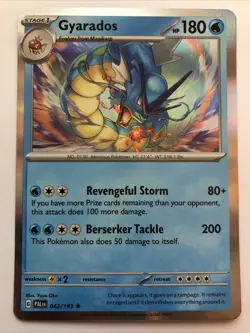 Pokemon TCG Paldea Evolved Gyarados Holofoil 043/193 NM Rare - Image 1