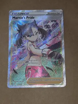 Marnie's Pride Full Art Ultra Rare SWSH09 Brilliant Stars 171/172 NM Pokemon - Image 1