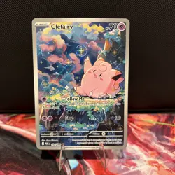 Pokemon Clefairy illustration, rare (Perfect Order) 094/088 70 HP English - Image 1