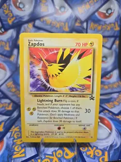 Pokemon TCG Zapdos Black Star Promos 23 Regular Promo NM/LP - Image 1