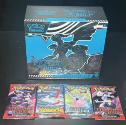 Pokemon TCG Scarlet & Violet Black Bolt ETB Elite Trainer Box + 4 Sealed Packs - Image 1