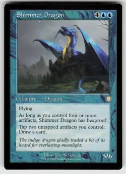 Shimmer Dragon (Retro Frame) R Commander: The Brothers' War 95 MTG - Image 1