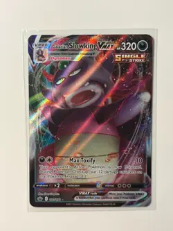 Galarian Slowking VMAX 100/198 Ultra Rare Chilling Reign Pokemon Nm Mint - Image 1