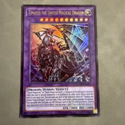 Yugioh Timaeus the United Magical Dragon MZMU-EN012 Ultra Rare 1st Edition NM - Image 1