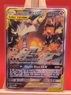 Reshiram and Charizard GX Tag Team Pokemon Card - Image 1