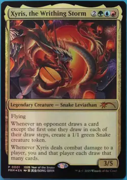 Xyris, the Writhing Storm (Year of the Snake 2025 Promo) FOIL NM CARD (513739) - Image 1