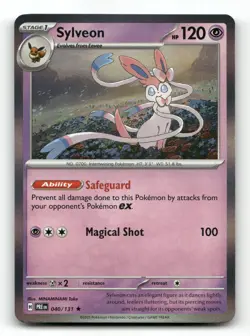 Sylveon 040/131 - Prismatic Evolutions Holo - Pokemon Card NM/M - Image 1