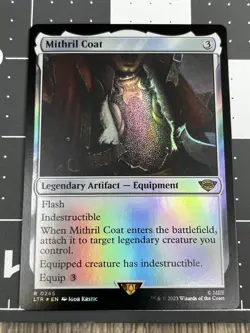 MTG Mithril Coat (245/511) The Lord of the Rings Tales of Middle-earth NM FOIL - Image 1