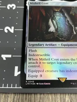 MTG Mithril Coat (245/511) The Lord of the Rings Tales of Middle-earth NM FOIL - Image 2