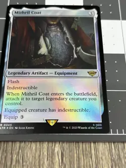 MTG Mithril Coat (245/511) The Lord of the Rings Tales of Middle-earth NM FOIL - Image 3