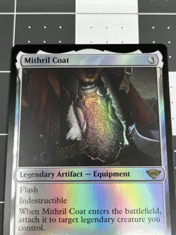 MTG Mithril Coat (245/511) The Lord of the Rings Tales of Middle-earth NM FOIL - Image 4