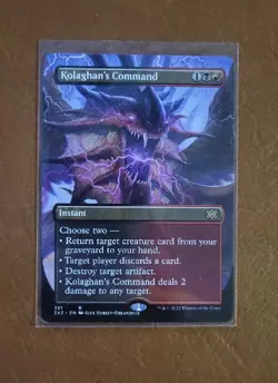 NM Borderless Kolaghan's Command #381 Double Masters 2022 2X2 - Image 1