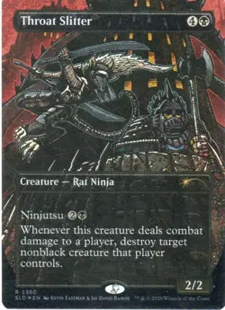 MTG: Secret Lair Drop Series: Foil Throat Slitter (2360): LP Condition - Image 1