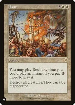 Rout (The List Regular) MTG Lord of The Rings NM PACK FRESH - Image 1