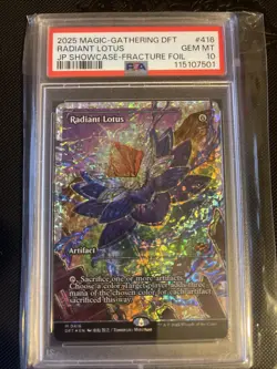 Radiant Lotus (Showcase) (Fracture Foil) Aetherdrift PSA 10 - Image 1